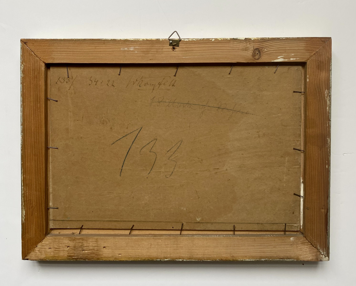 Julius Von Kreyfelt (1863, Düsseldorf-1947, Kleinsassen). "summer Landscape". Circa 1900.-photo-1