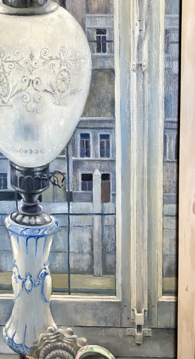 Jacques Midavaine (1925-2014). " Nature morte aux coquillages".-photo-4