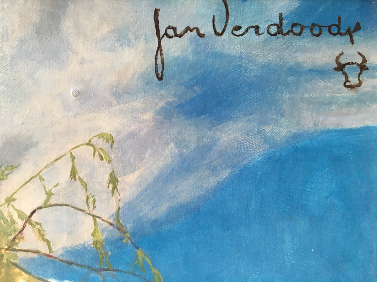 Jan Verdoodt (1908-1980). "surrealist Garden". 1960s. -photo-4