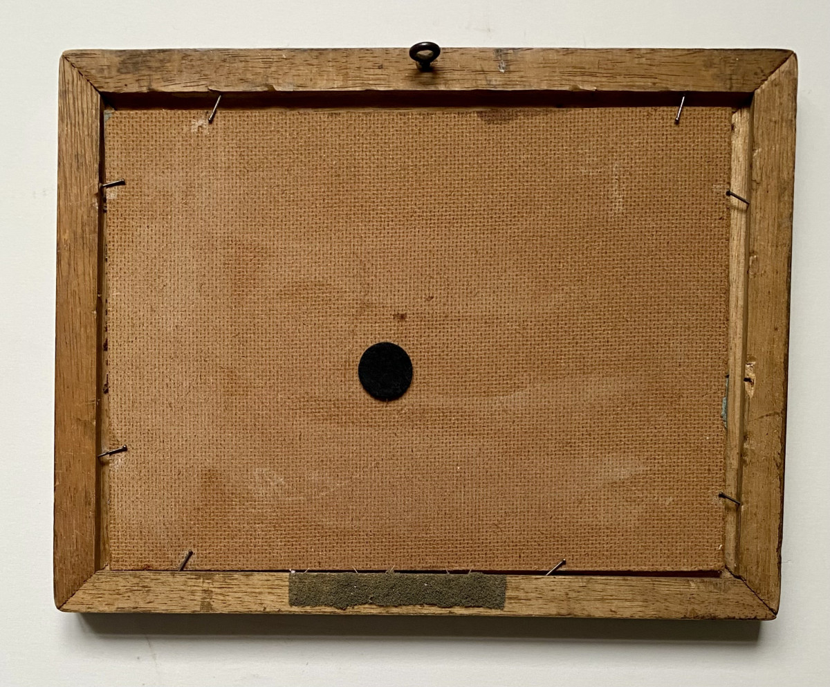 M. Fiévez (20th Century). Naïve Painting. "lighthouse In Brittany". 1950s.-photo-1