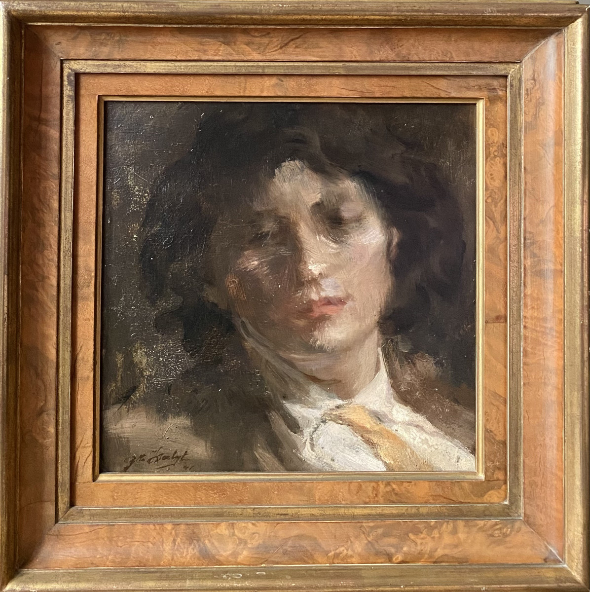 Georgina Iserbyt (1915, Birchington-on-sea - 2001, Brussels) "reverie". 1941.