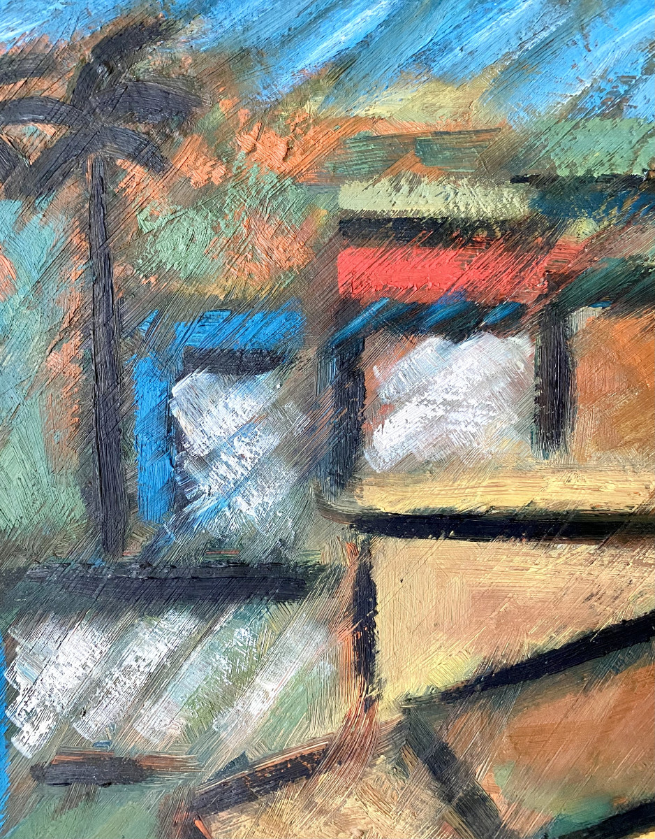 Christiane Gelin (20th Century). "view From The South". 1962.-photo-4