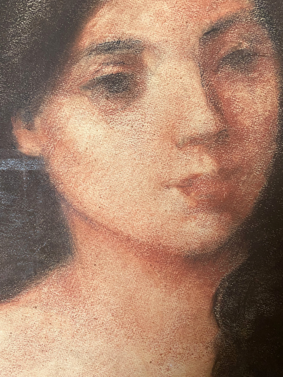 Romain Malfliet (saint-nicolas-waas, 1910-2006). "female Nude". Sanguine. Circa 1930-40-photo-3