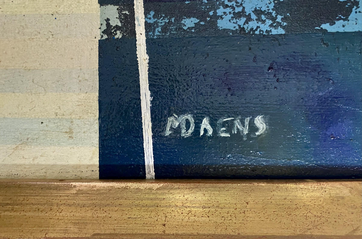 Madelaine Daens (20th Century). "ghost Ship". 1960s. Australian School.-photo-4