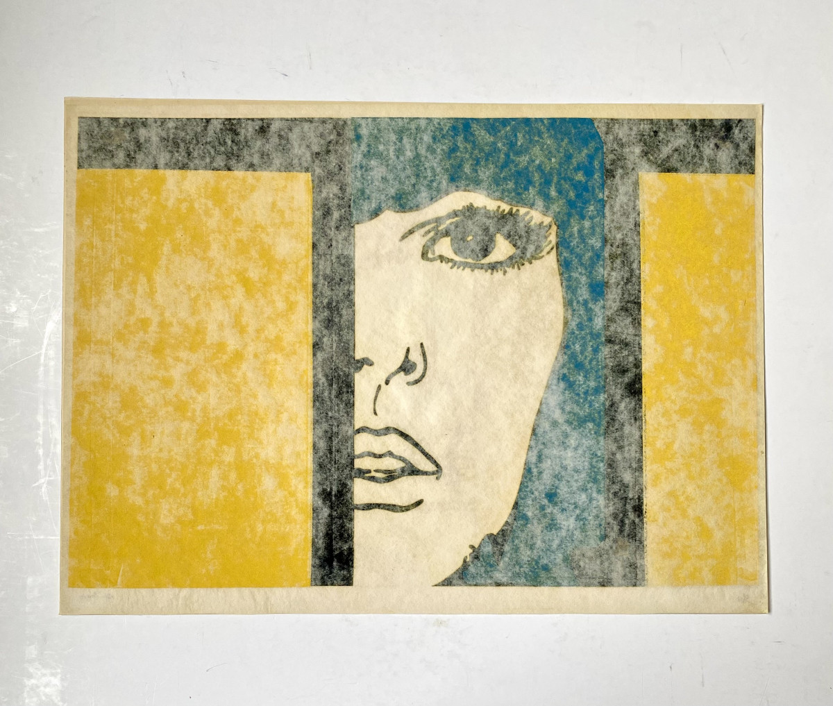 Claudio Tozzi (1944- São Paulo, Brazil). “o Olhar” (the Look). 1972. Serigraphy. Pop Art.-photo-1