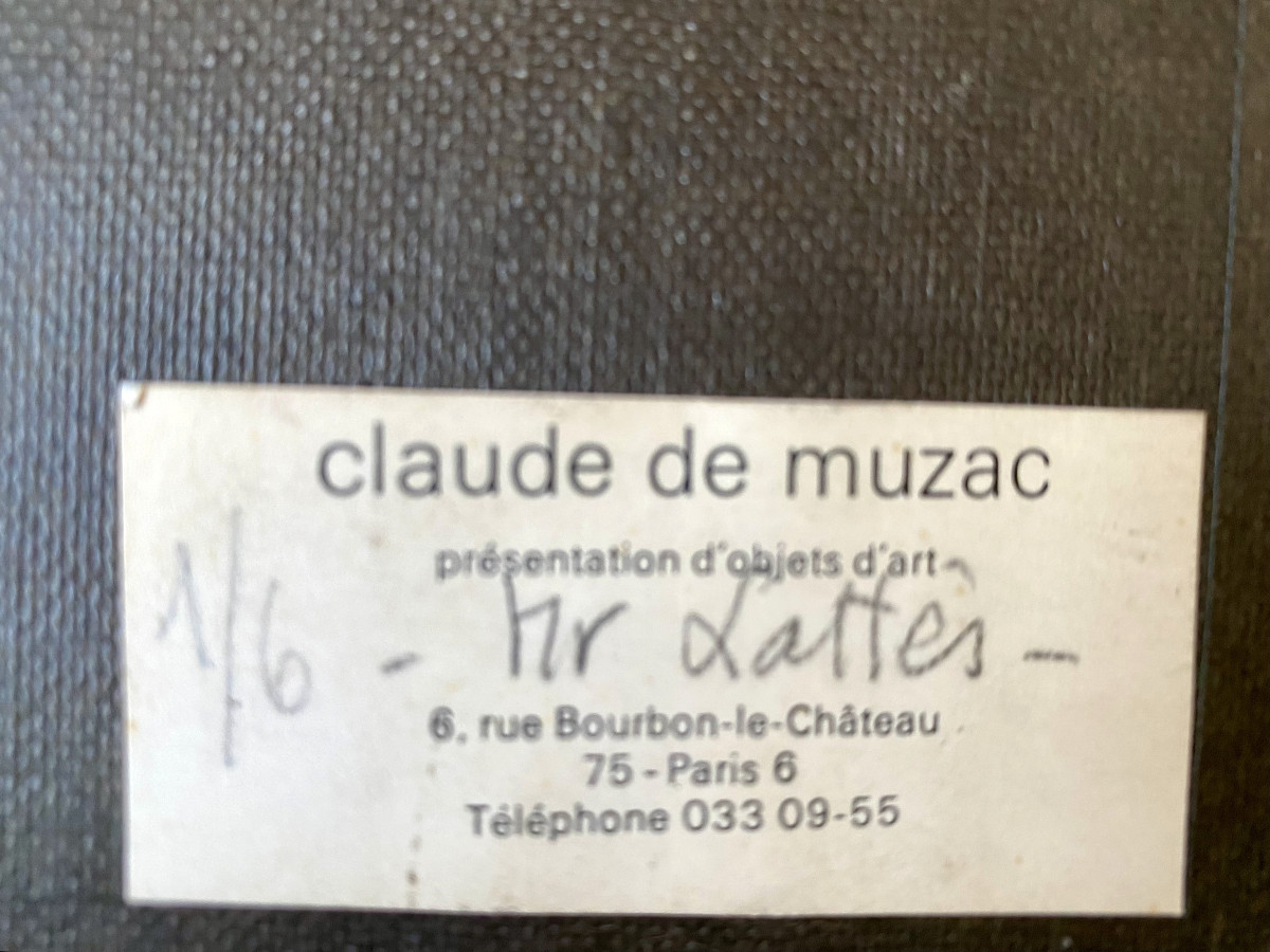 Jean-claude Janet (paris, 1918-2008) "allegory Of The Earth". Frame By Claude De Muzac.-photo-4