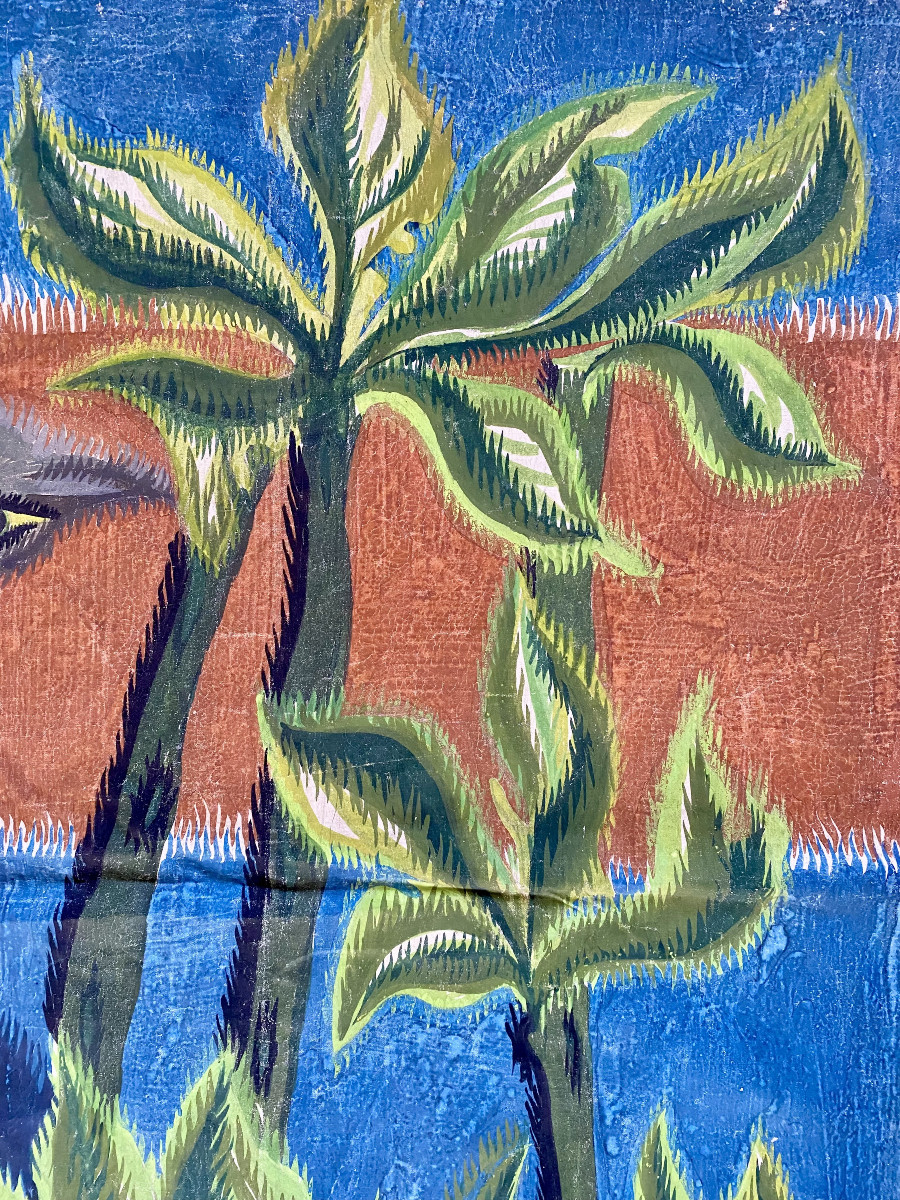 Josephine Pieterhons (mons, 1933-2023) "the Woman With Cats" Tapestry Project. 1950s-1960s.-photo-4