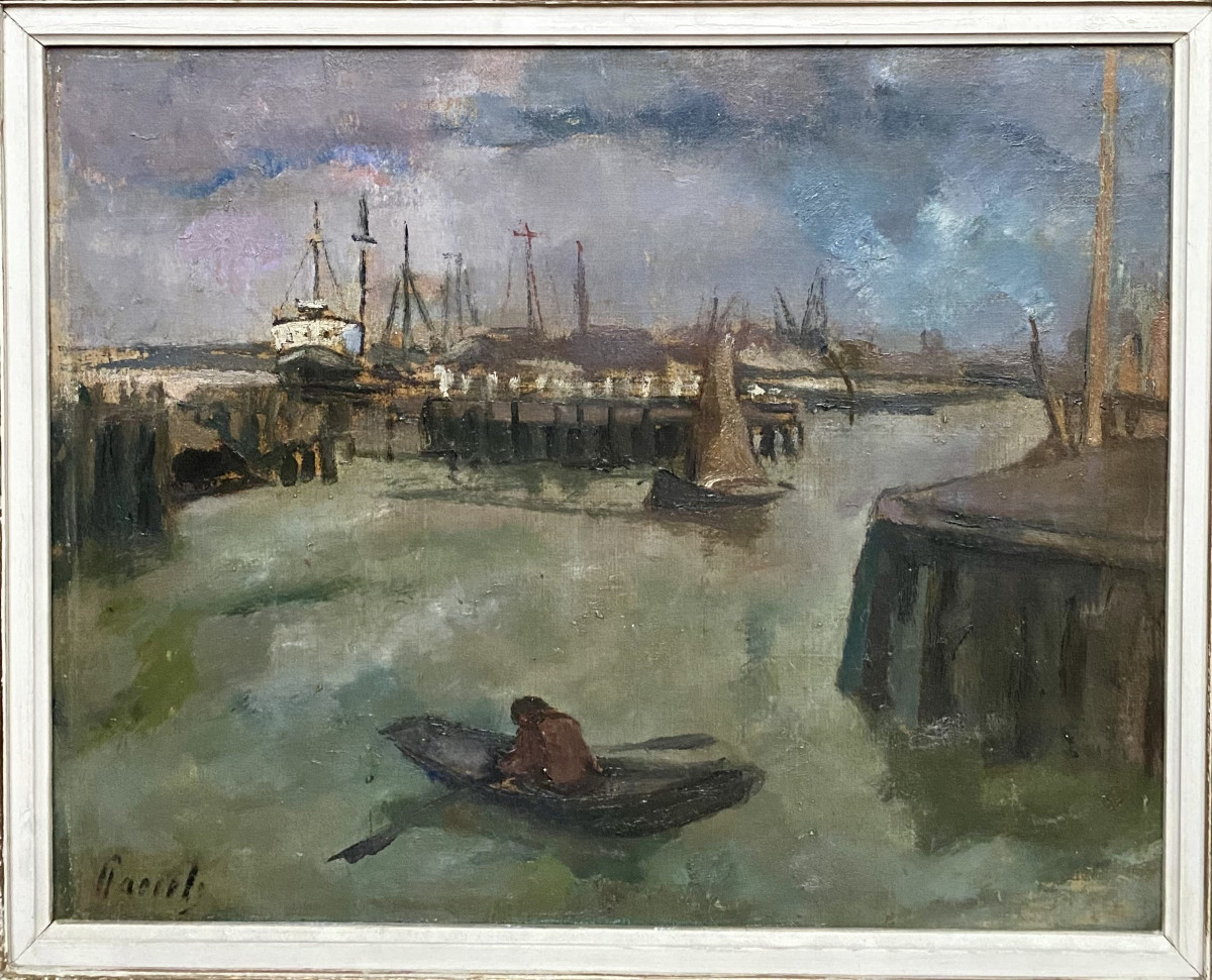 Willem Paerels, Delft (netherlands) 1878- 1962 (belgium). "marine". 1920s-30s.