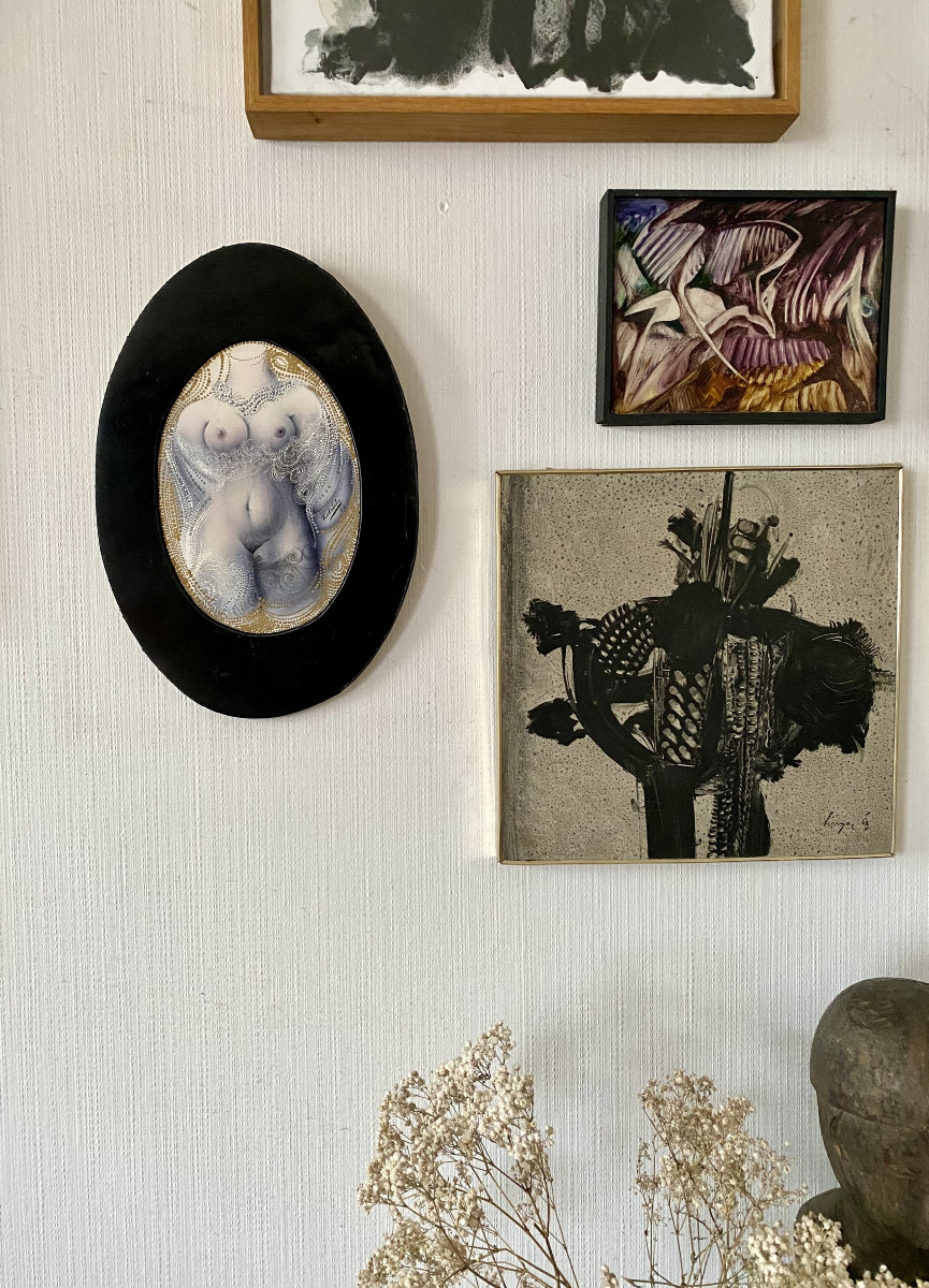 Modesto Roldan (Nerval/Espagne, 1926-2014). "Nu féminin". -photo-2