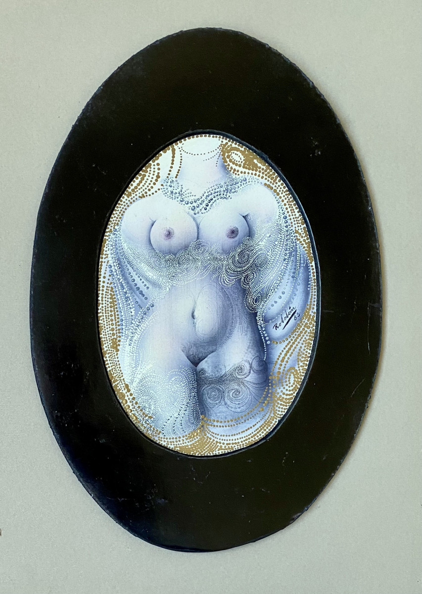 Modesto Roldan (Nerval/Espagne, 1926-2014). "Nu féminin". 