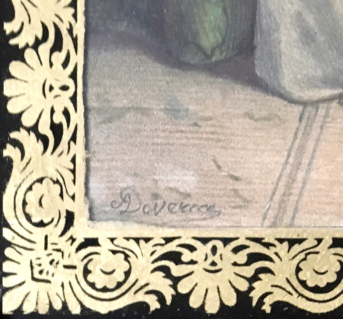 Achille Devéria (paris, 1800-1857). Pair Of Engravings. Eglomisé Frames. "romantic Scenes"-photo-2