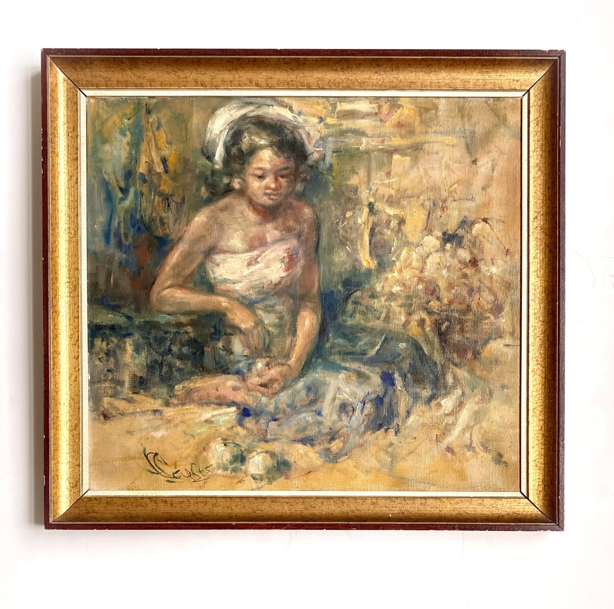 École indonésienne. "Balinaise". 1965.