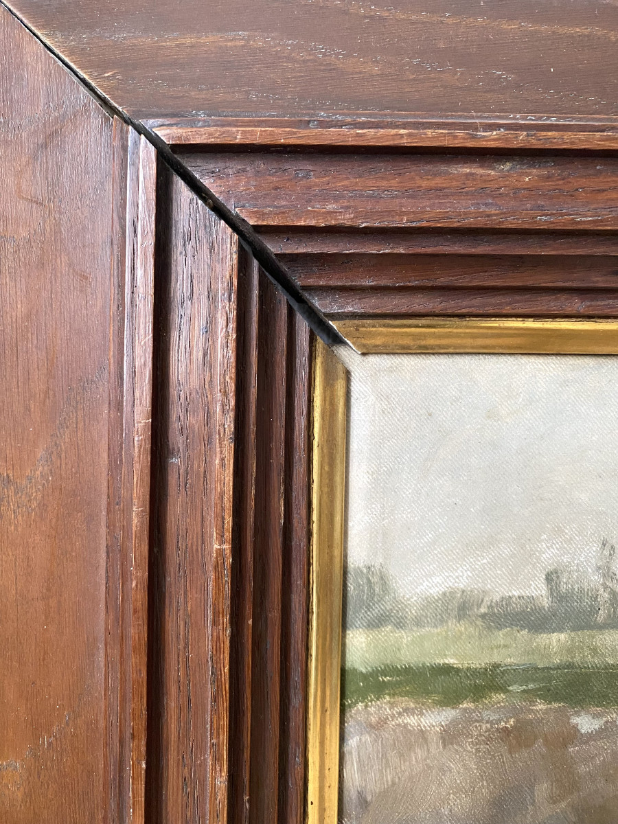 Maurice Wagemans (brussels, 1877 - Bredene, 1927), "young Girl Picking Flowers". Late 19th Century-photo-4