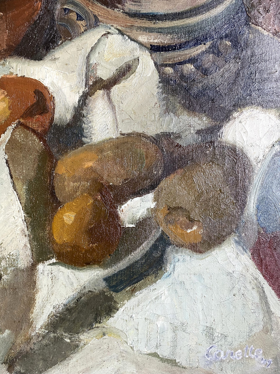 Fernand Carette (1921-2005). "still Life". 1949. -photo-3
