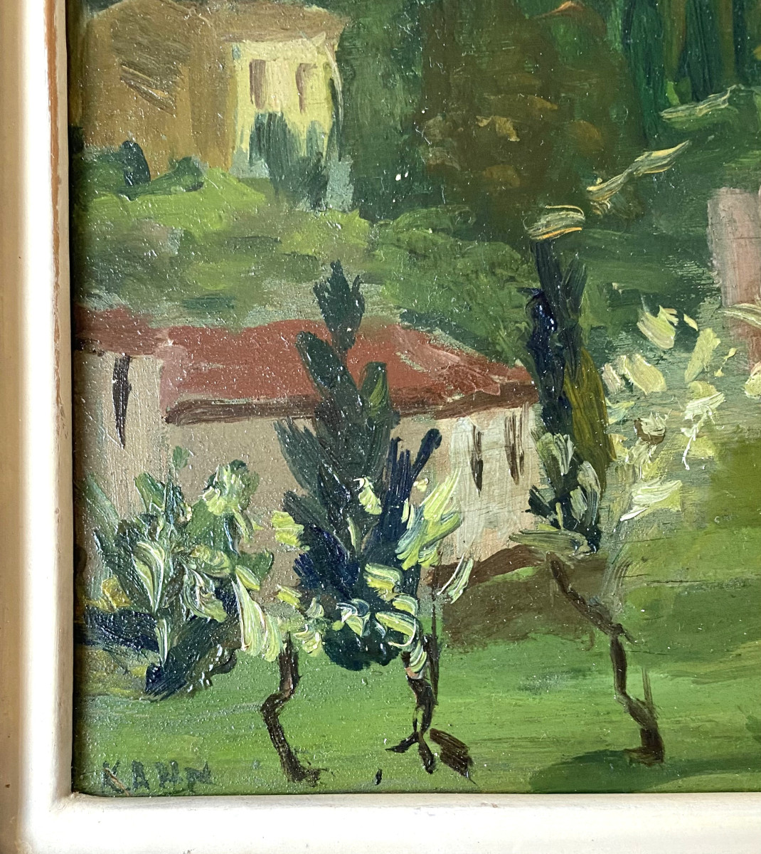 Nicole Kahn ( Paris, 1914 ). " San Domenico (Toscane)". Année 40-50.-photo-2