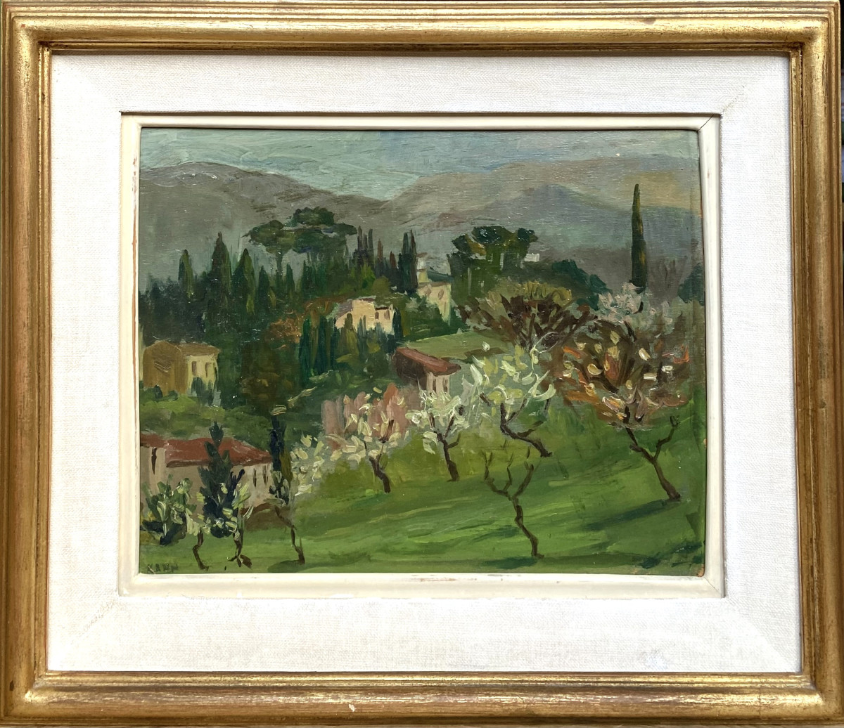 Nicole Kahn ( Paris, 1914 ). " San Domenico (Toscane)". Année 40-50.
