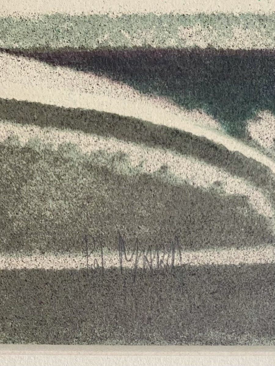 Pol Mara (Anvers, 1920-1998). Lithographie. "Femme nue à la fenêtre". 1974.Pop Art.-photo-4