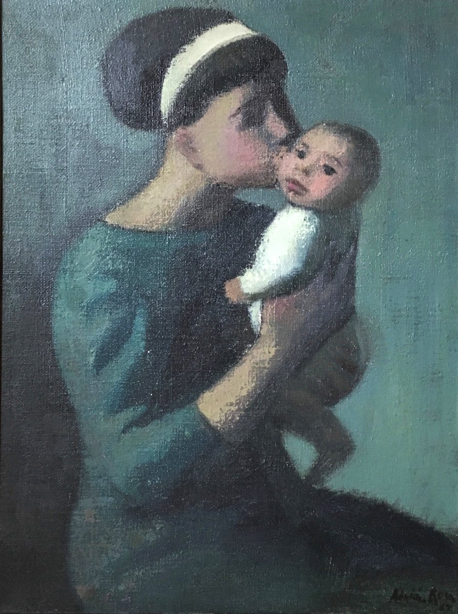 Adrian Rosa (granada , 1931). "maternal Love".1962