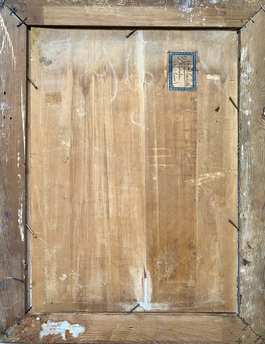 Alberto Zardo (Padoue 1876-Florence 1959). Paire de tableaux . "Pise en avril". Début XXe.-photo-6