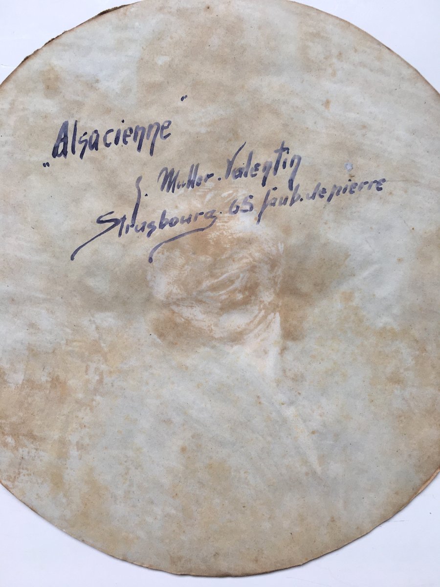 Gustave Müller Valentin (Strasbourg, 1894-1954). "Alsacienne". Années 20. -photo-1