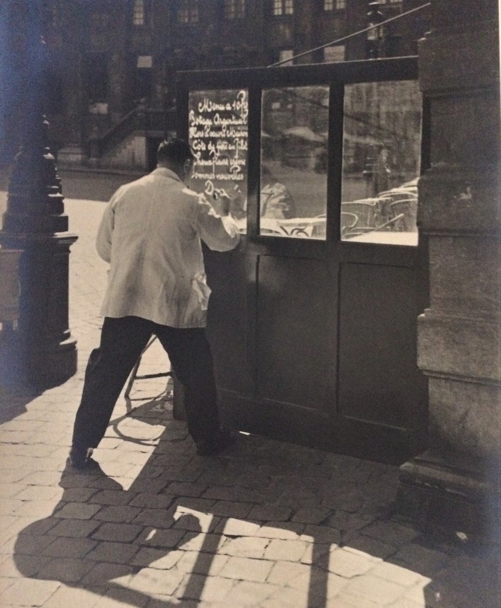 "street Scenes In Brussels," 1930s. Three Photographs. Silver Gelatin Prints -photo-1