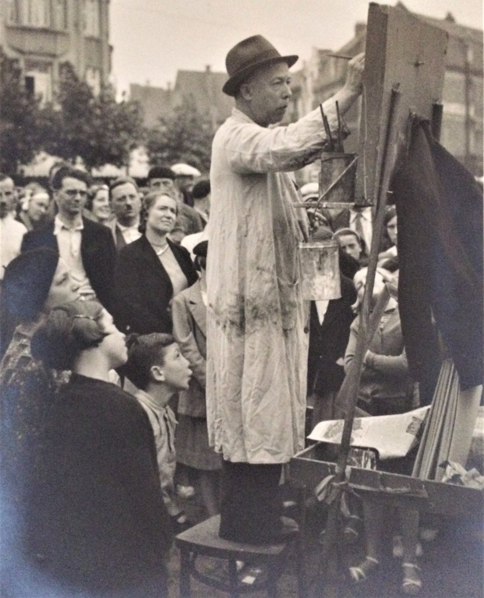 "street Scenes In Brussels," 1930s. Three Photographs. Silver Gelatin Prints -photo-5