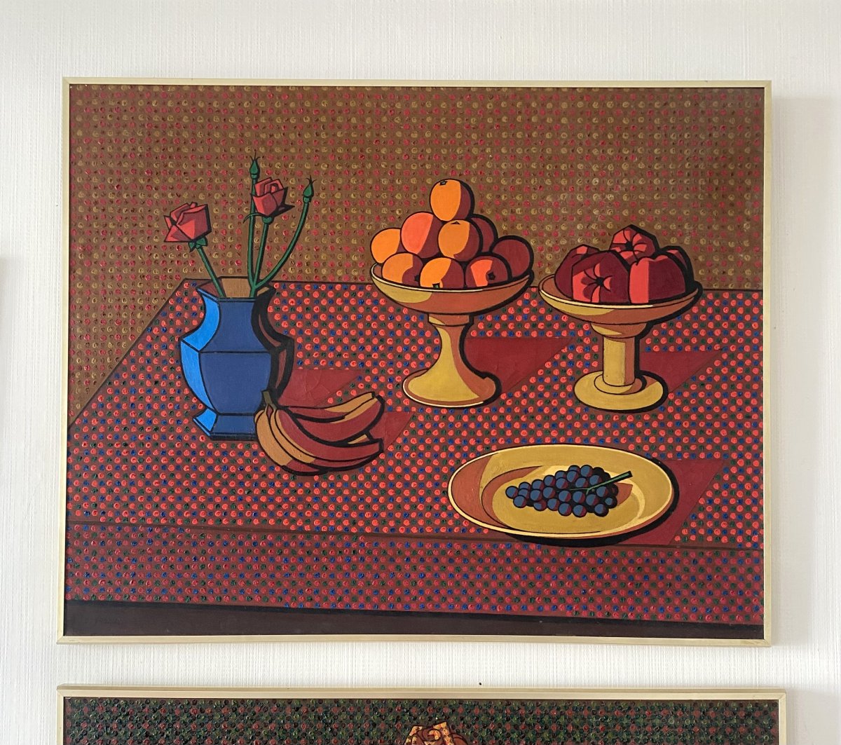 Paul Buyssens (1897, Ghent–1994, Switzerland). Pair Of Paintings Titled “still Life.” Pointillism. -photo-3