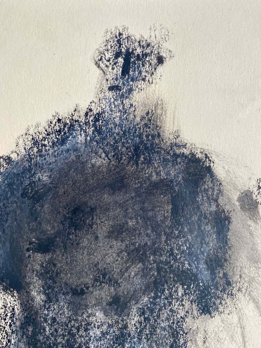 Charles Drybergh (1932–1990). "figure." 1968. Ink.-photo-3
