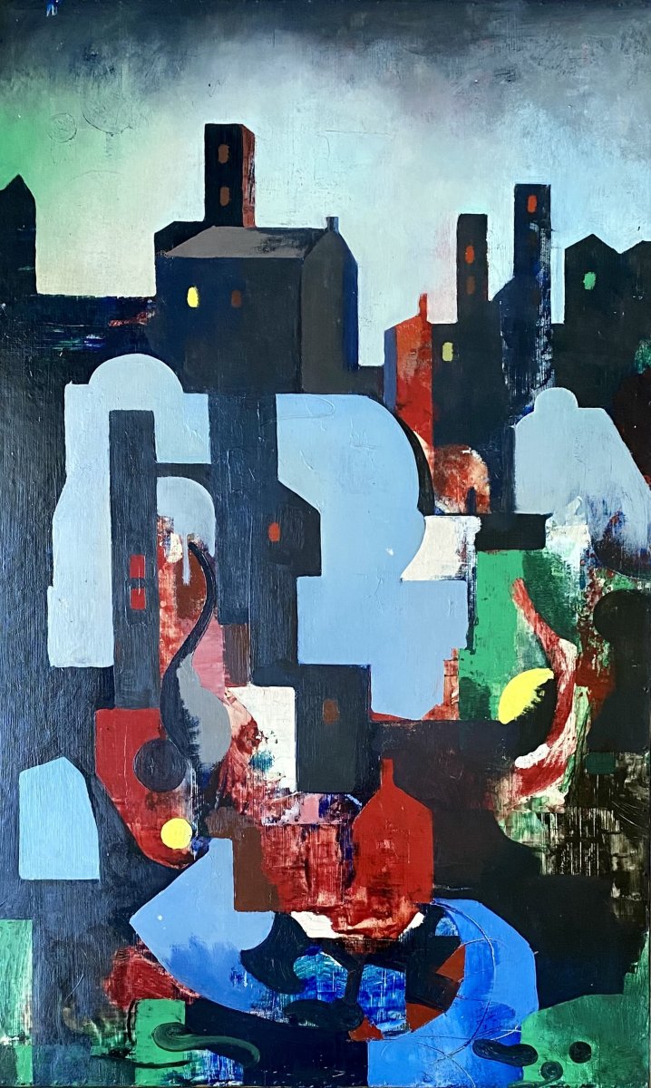 Jacques Tillier (1934). "Fugue".  Exposé au XXVII  Salon de Charleroi. 1953. 