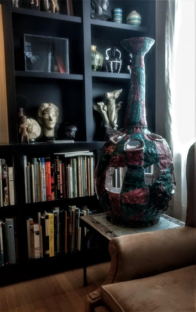 Monumental Vase. Ceramic. Luigi Marras. 1956.-photo-3