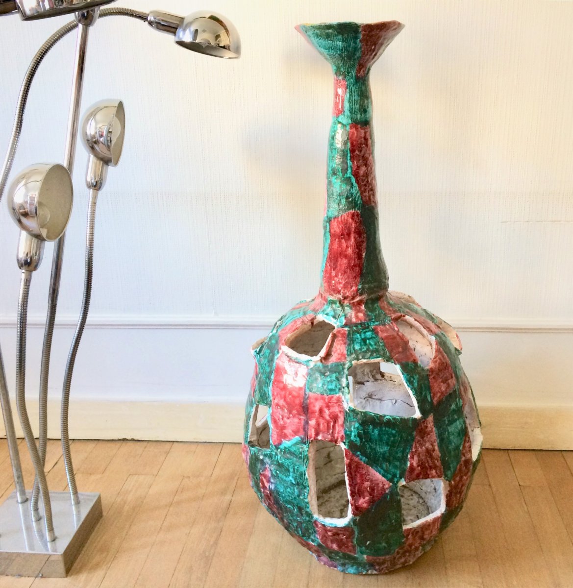 Monumental Vase. Ceramic. Luigi Marras. 1956.