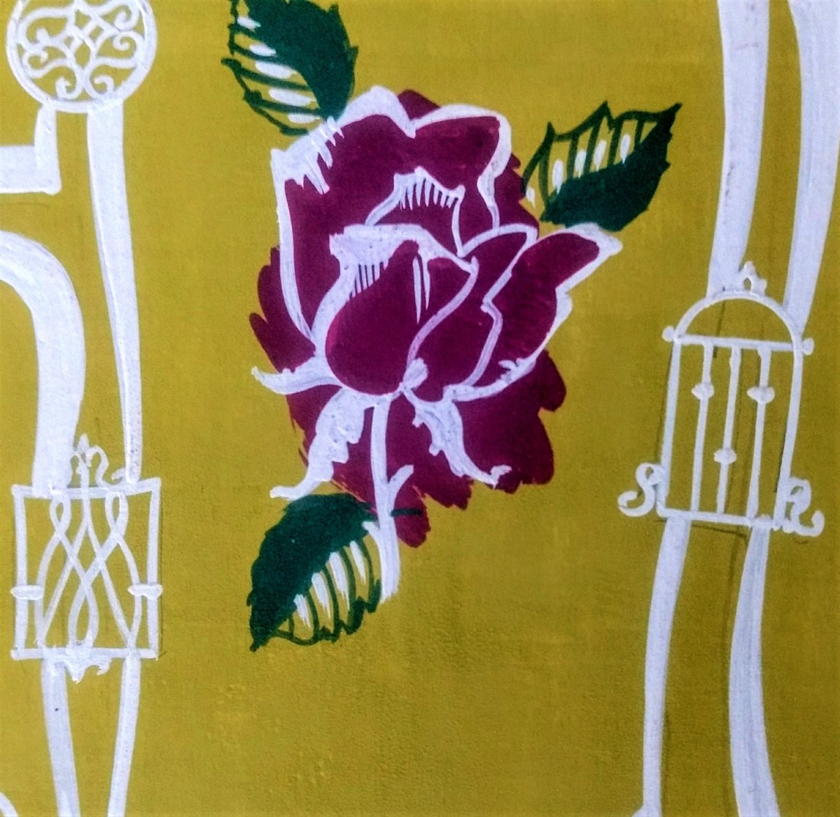 2 Wallpaper Projects. Jean Van Noten. 40s. Gouaches.-photo-4