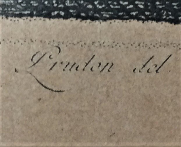 Pierre-Paul Prud'hon & Jacques -Louis Copia.  "L'Amour réduit à la raison". 1793. Gravure-photo-4