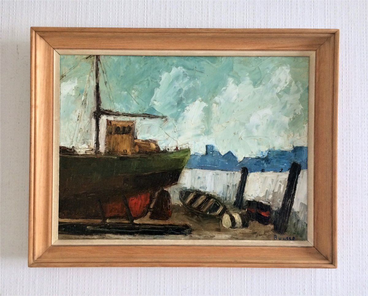 Roland Buysse. " Marine à Ostende". 1963.