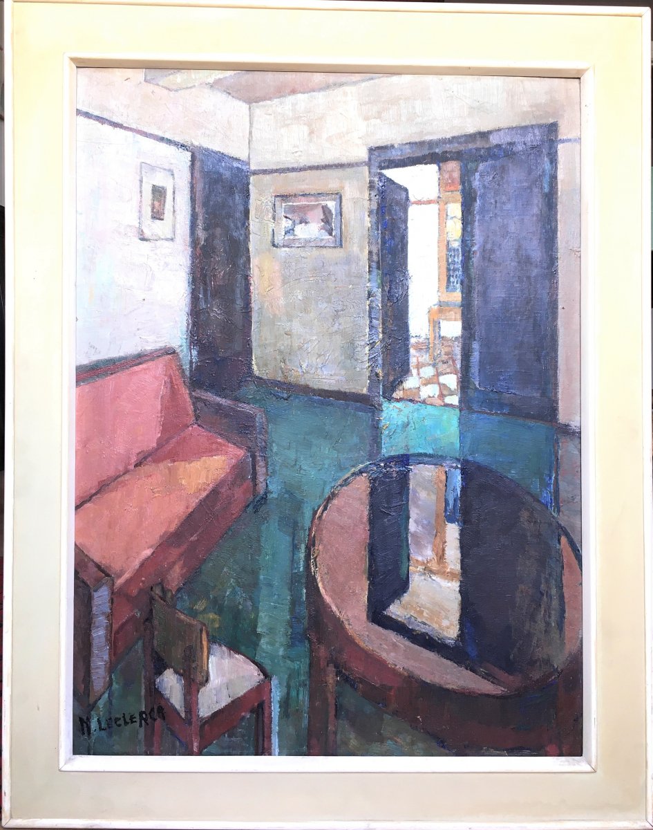 Nelly Leclercq (1902-1960). " Interieur Art Déco". Vers 1930.-photo-2