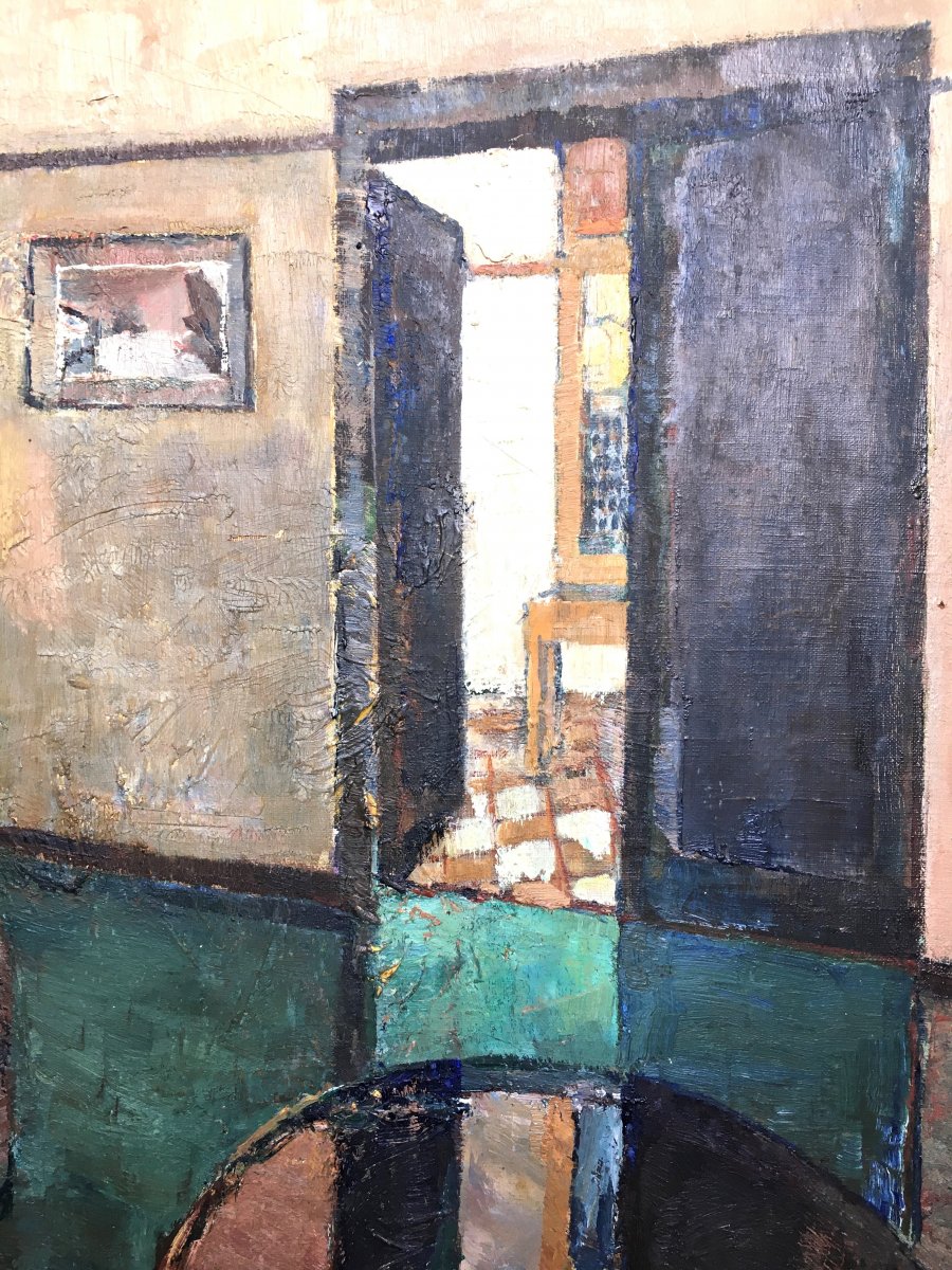 Nelly Leclercq (1902-1960). " Interieur Art Déco". Vers 1930.-photo-3
