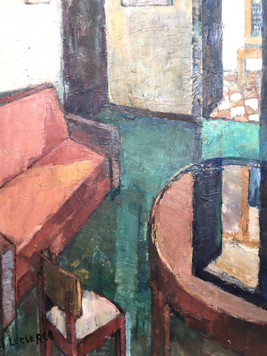 Nelly Leclercq (1902-1960). " Interieur Art Déco". Vers 1930.-photo-4