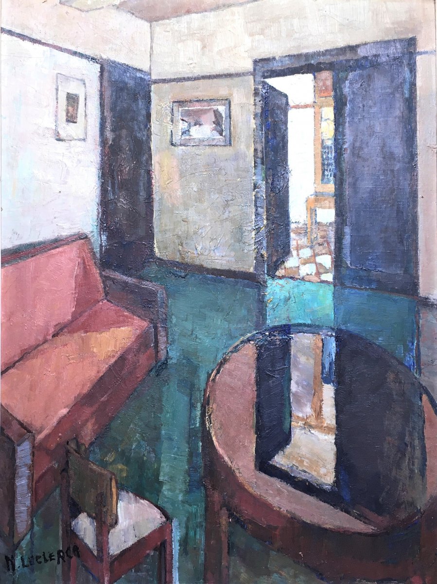Nelly Leclercq (1902-1960). " Interieur Art Déco". Vers 1930.