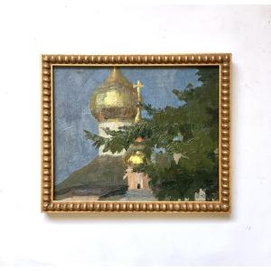 Sergueï Nikiforov (moscou, 1920-2005) "monastery Dome". 1962