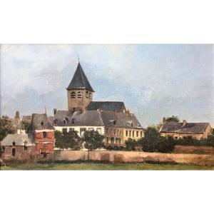 Marie Collinet (XIXe). " Village ". 1896