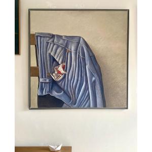 Jacques Cassiman (1940) "jeans". Pop Art.