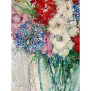 Marguerite Stekke (1886-1962). "Fleurs"
