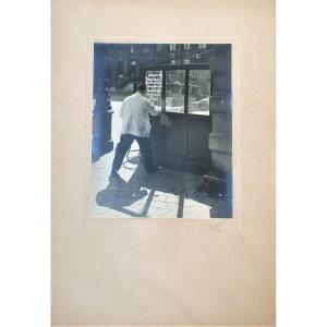 "street Scenes In Brussels," 1930s. Three Photographs. Silver Gelatin Prints