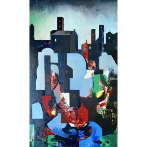 Jacques Tillier (1934). "fugue." Exhibited At The 27th Salon De Charleroi. 1953.