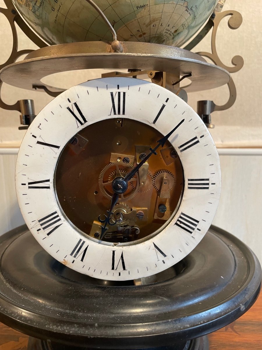 Cosmographic Clock Signed Delamarche-photo-4