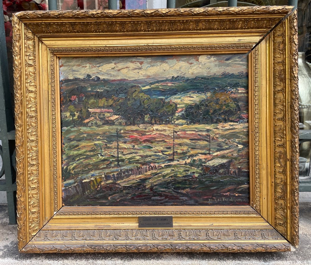 Oil On Panel Signed Maurice Vagh Weinman