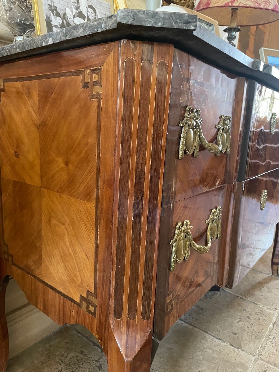 Commode Transition En Placage De Bois Précieux -photo-4