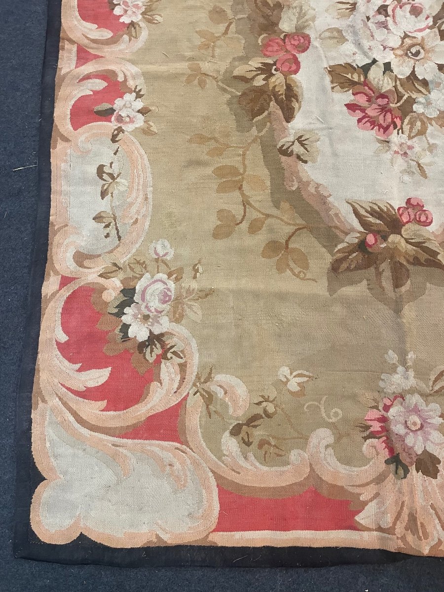Aubusson Factory Carpet, Napoleon III Period -photo-3