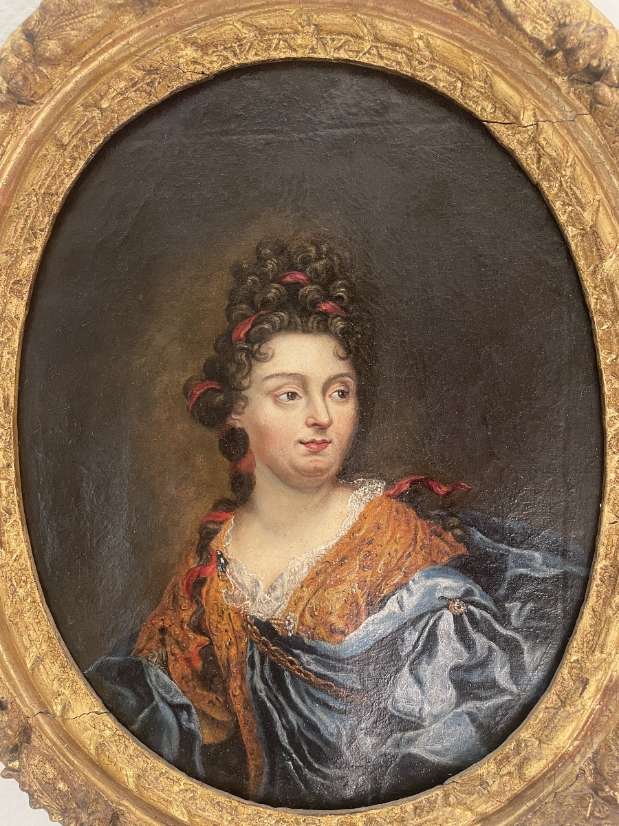 Presumed Portrait Of Madame De Montespan From The Regency Period -photo-2
