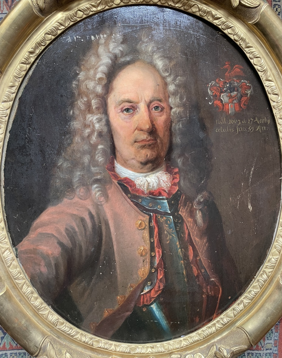 Portrait du baron Hans Paul Oberkampf vers 1700 -photo-2
